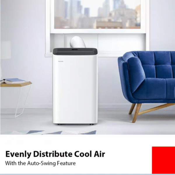 6,000 BTU (10,000 BTU ASHRAE) 115-Volt Smart Wi-Fi Portable Air Conditioner for upto 250 sq. ft.
