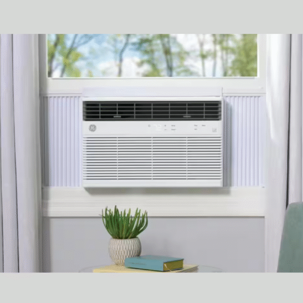 10,000 BTU 115V Window Air Conditioner Cools 450 Sq. Ft. with SMART technology, ENERGY STAR and Remote in White